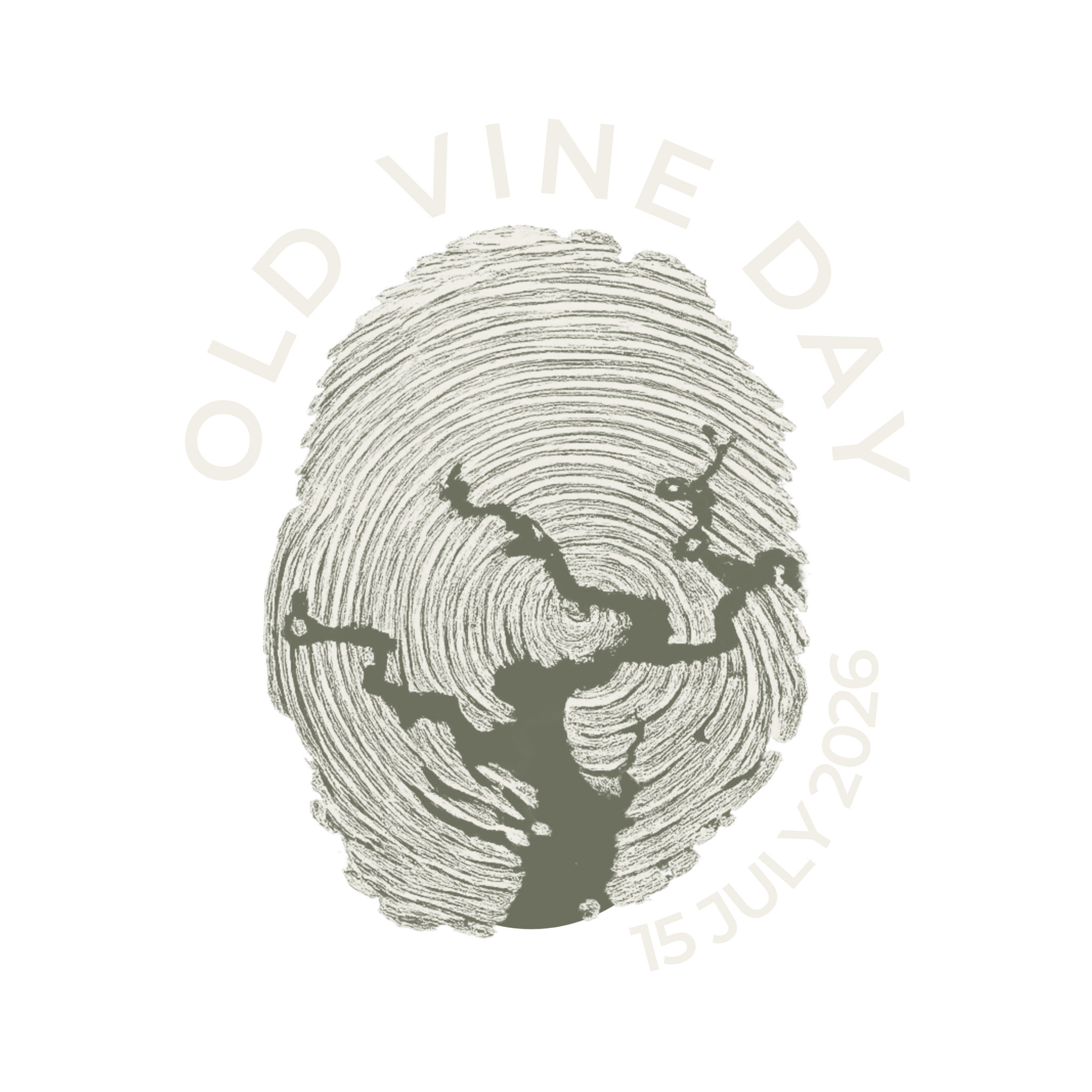 Offizielles Logo zum International Old Vine Day 2026 am 15. Juli.
