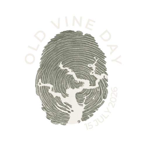 Offizielles Logo zum International Old Vine Day 2026 am 15. Juli.
