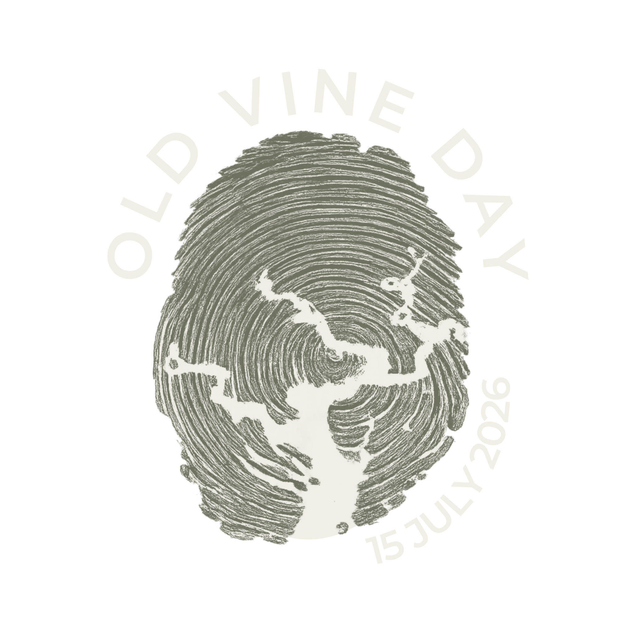 Offizielles Logo zum International Old Vine Day 2026 am 15. Juli.